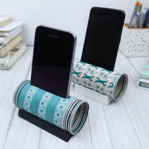 Paper Roll Phone Stand